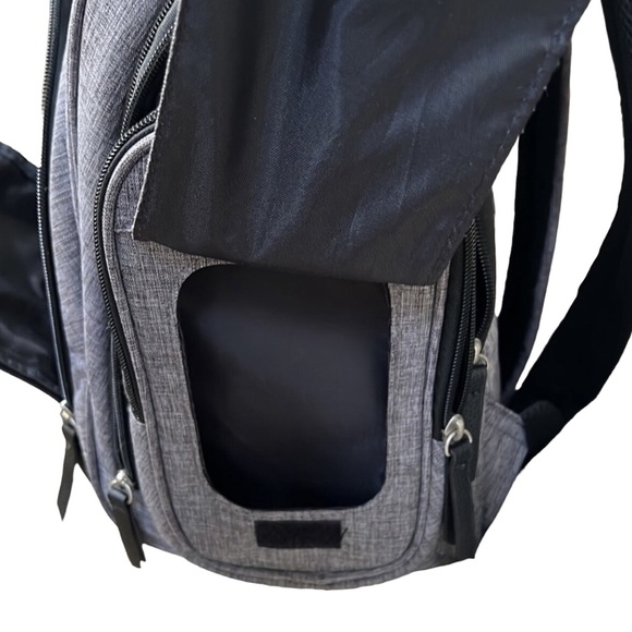BB Gear Baby Boom Backpack Diaper Bag Gray - Picture 5 of 15
